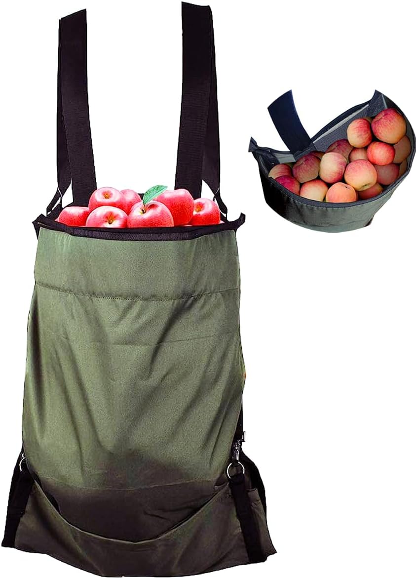 Tablier de Cueillette - Tissu Oxford Imperméable - Stockage Fruits